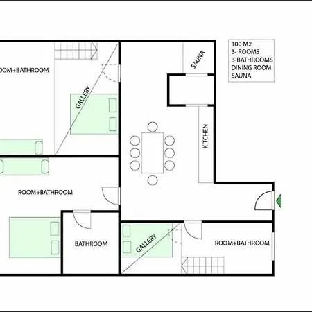 Luxury New-3bdr 3bth Sauna!city Center Budapest